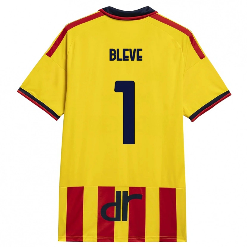 Danxen Pánské Marco Bleve #1 Žlutá Červená Domů Hráčské Dresy 2026/27 Dres