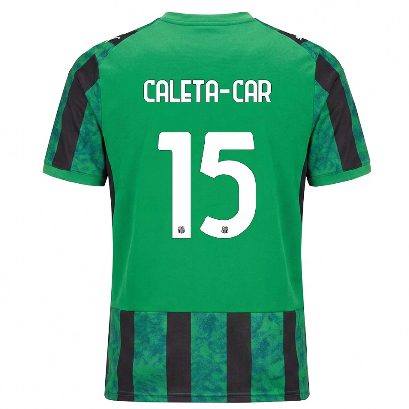 Danxen Dámské Duje Caleta-Car #15 Zelená Černá Bílá Domů Hráčské Dresy 2026/27 Dres