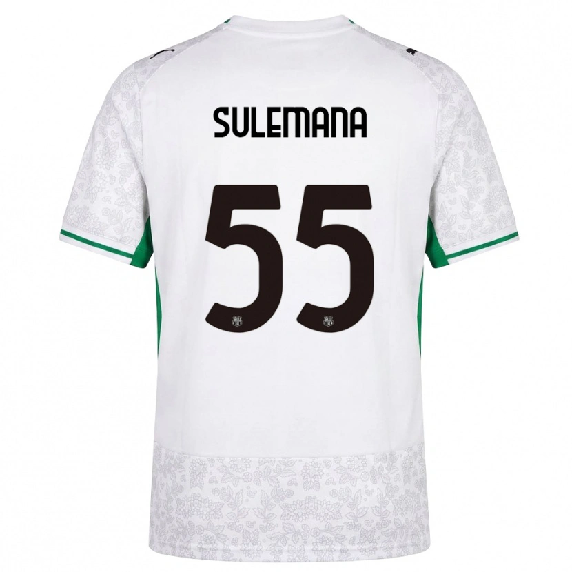 Danxen Dámské Ibrahim Sulemana #55 Bílá Černá Zelená Daleko Hráčské Dresy 2026/27 Dres