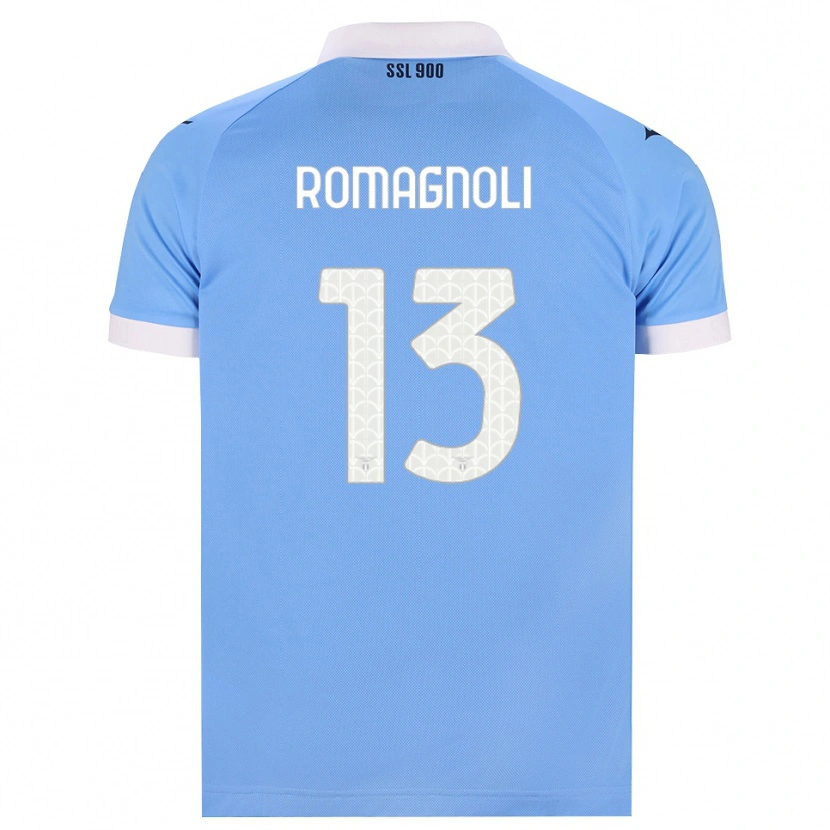 Danxen Dámské Alessio Romagnoli #13 Světle Modrá Černá Bílá Domů Hráčské Dresy 2026/27 Dres