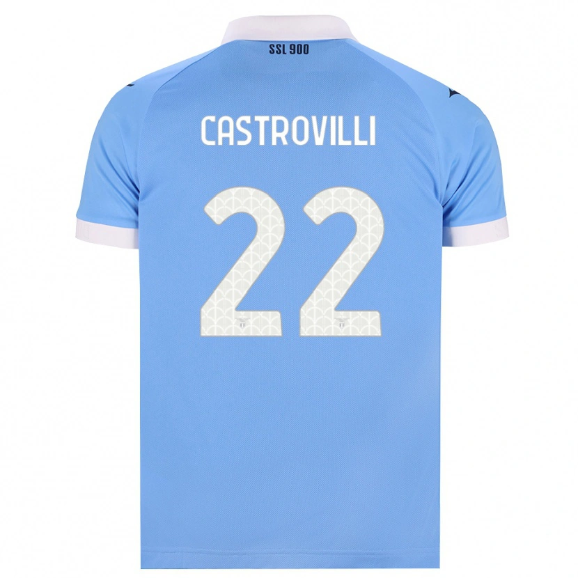Danxen Dámské Gaetano Castrovilli #22 Světle Modrá Černá Bílá Domů Hráčské Dresy 2026/27 Dres