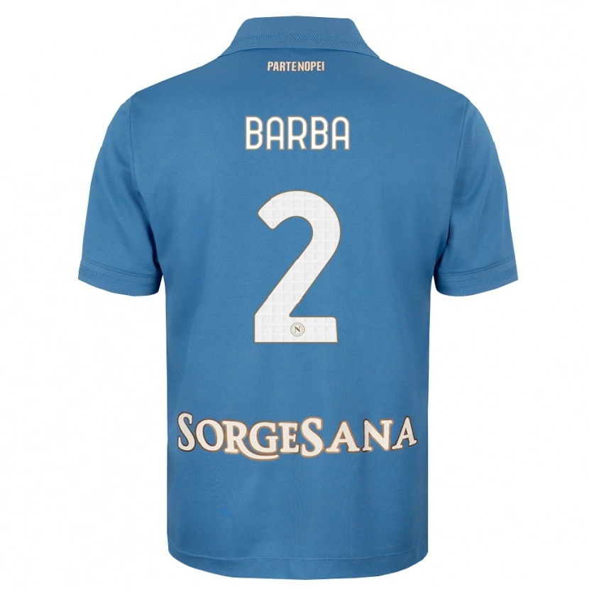 Danxen Dámské Benedetto Barba #2 Modrá Bílá S Nádechem Domů Hráčské Dresy 2026/27 Dres
