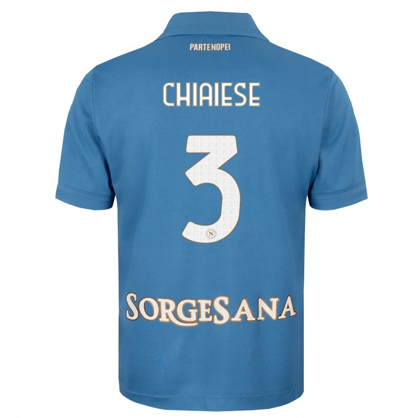 Danxen Dámské Riccardo Chiaiese #3 Modrá Bílá S Nádechem Domů Hráčské Dresy 2026/27 Dres