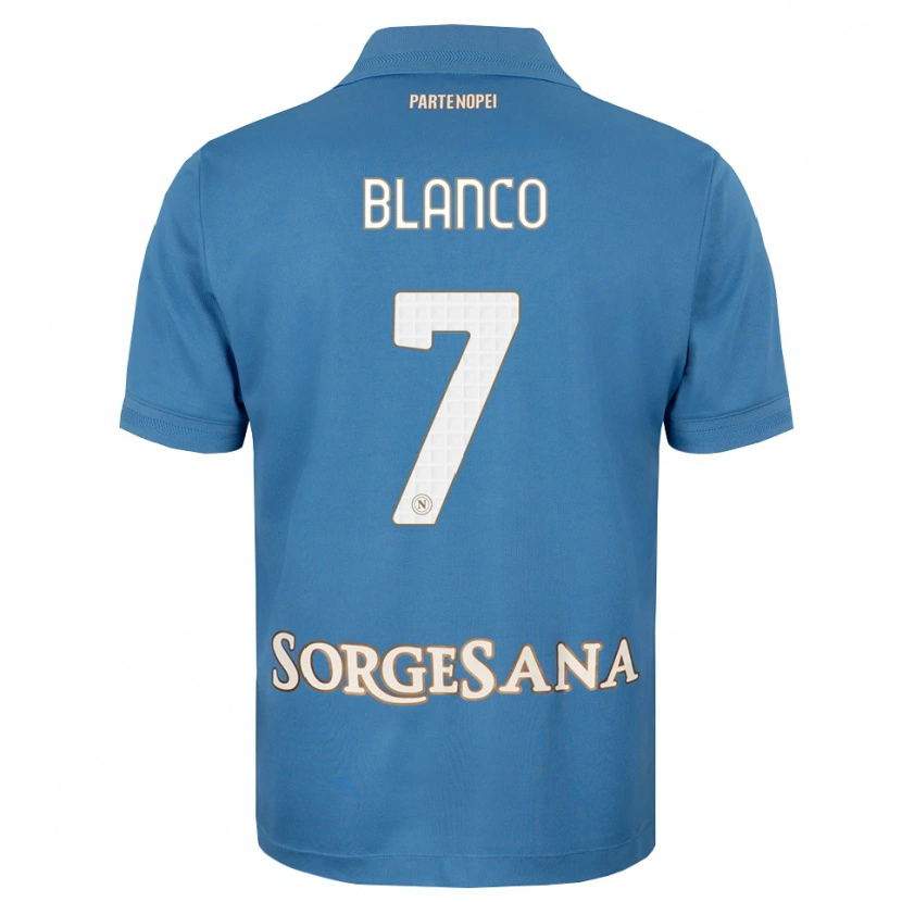 Danxen Dámské Gimena Blanco #7 Modrá Bílá S Nádechem Domů Hráčské Dresy 2026/27 Dres