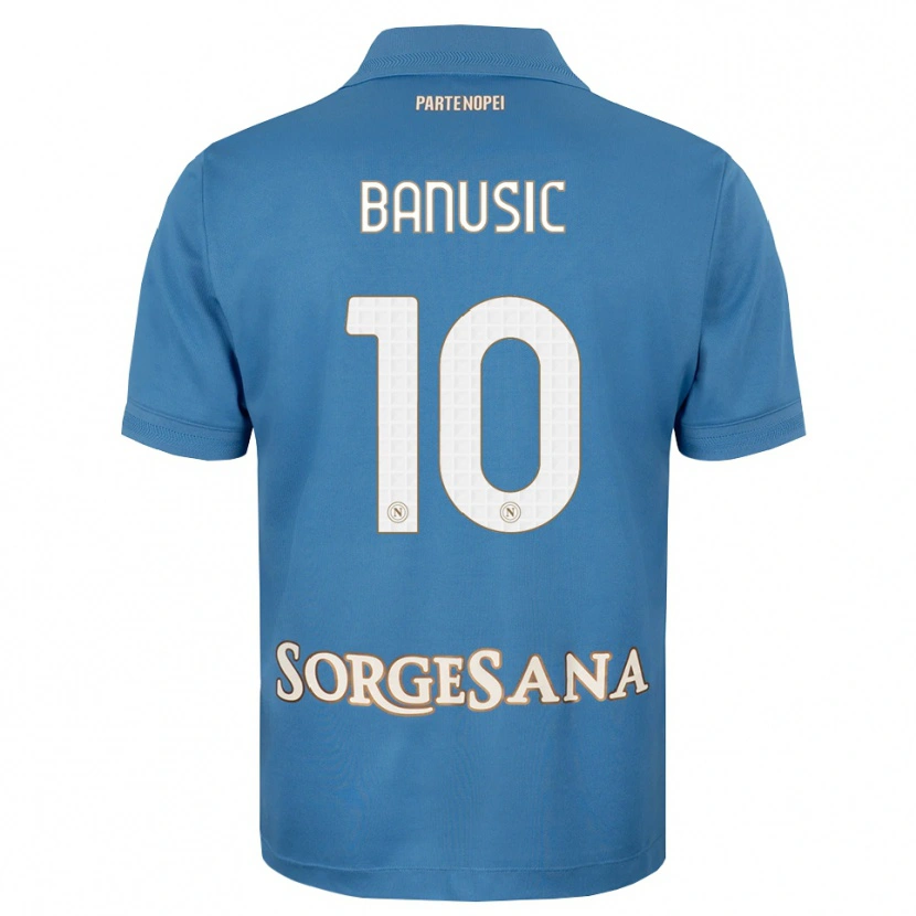 Danxen Dámské Marija Banušić #10 Modrá Bílá S Nádechem Domů Hráčské Dresy 2026/27 Dres