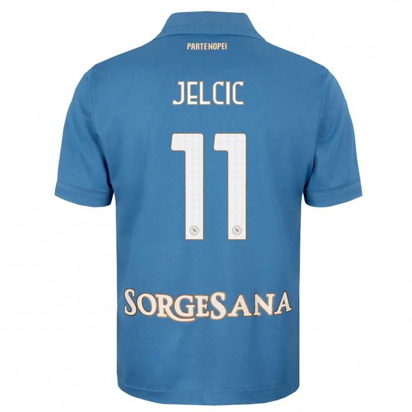 Danxen Dámské Maja Jelčić #11 Modrá Bílá S Nádechem Domů Hráčské Dresy 2026/27 Dres