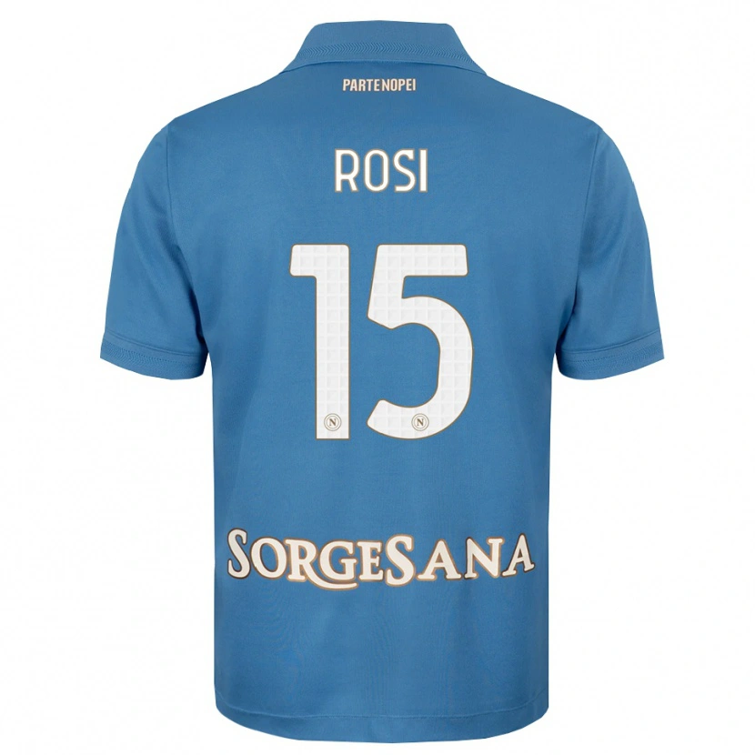 Danxen Dámské Pasquale Rosi #15 Modrá Bílá S Nádechem Domů Hráčské Dresy 2026/27 Dres