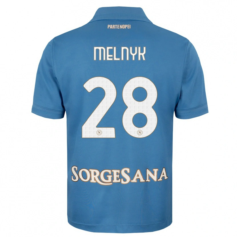 Danxen Dámské Mykyta Melnyk #28 Modrá Bílá S Nádechem Domů Hráčské Dresy 2026/27 Dres