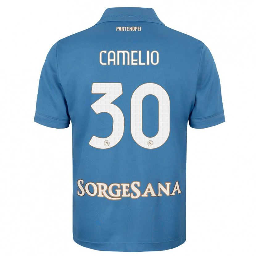 Danxen Dámské Umberto Camelio #30 Modrá Bílá S Nádechem Domů Hráčské Dresy 2026/27 Dres