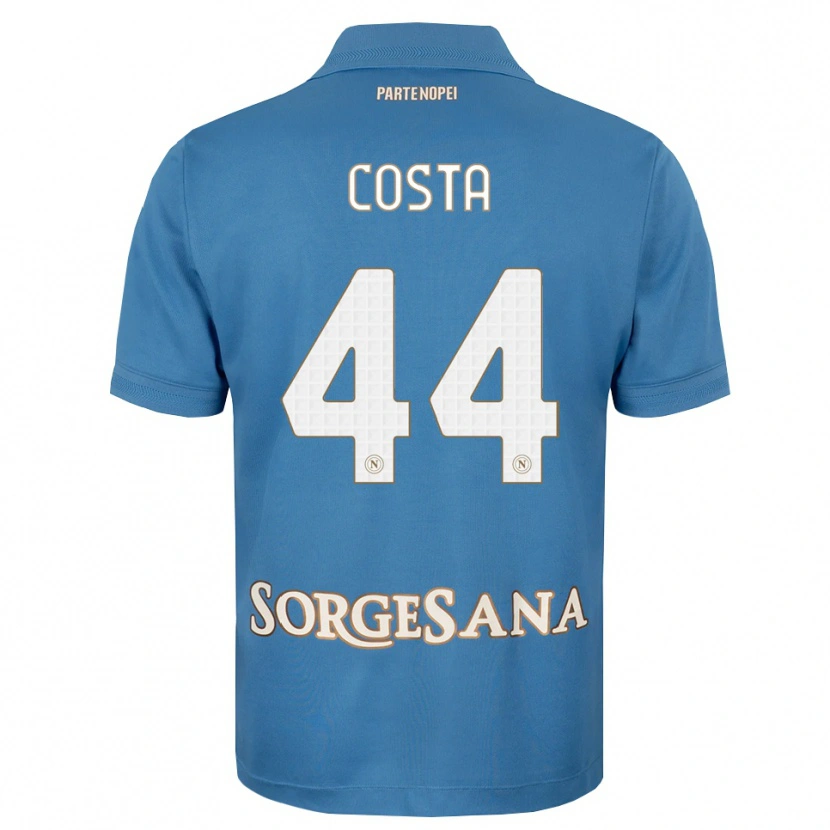 Danxen Dámské Filippo Costa #44 Modrá Bílá S Nádechem Domů Hráčské Dresy 2026/27 Dres