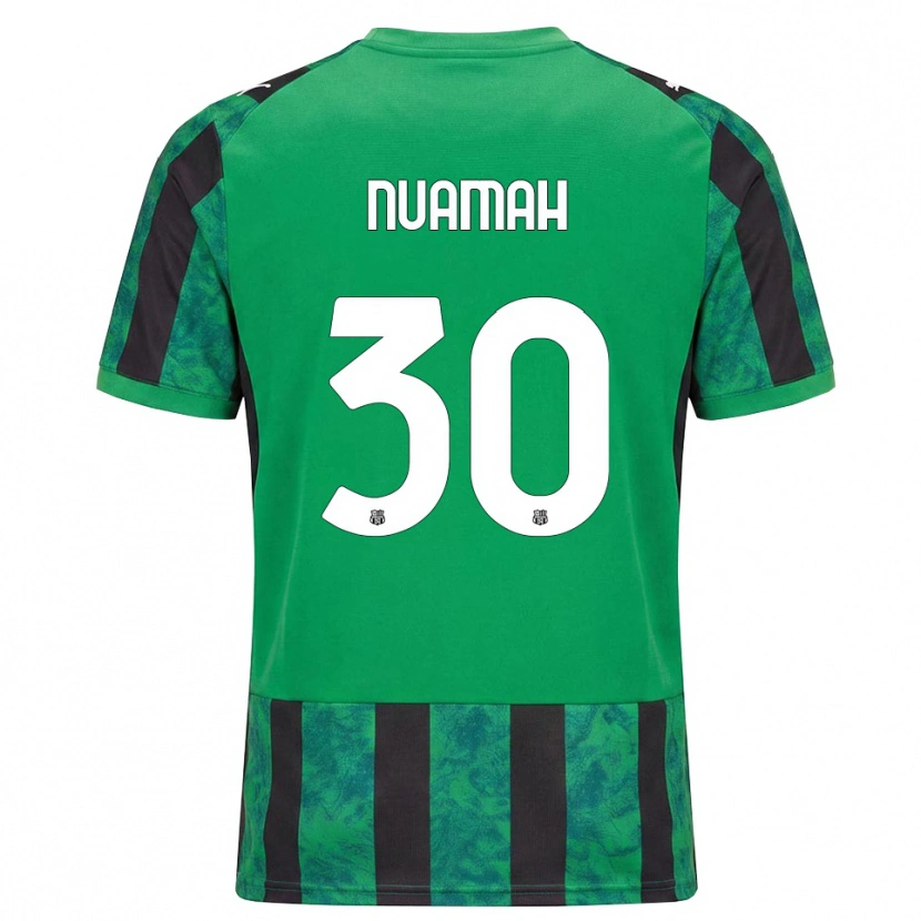 Danxen Dámské Patrick Nuamah #30 Zelená Černá Bílá Domů Hráčské Dresy 2026/27 Dres