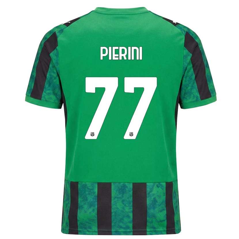 Danxen Dámské Nicholas Pierini #77 Zelená Černá Bílá Domů Hráčské Dresy 2026/27 Dres