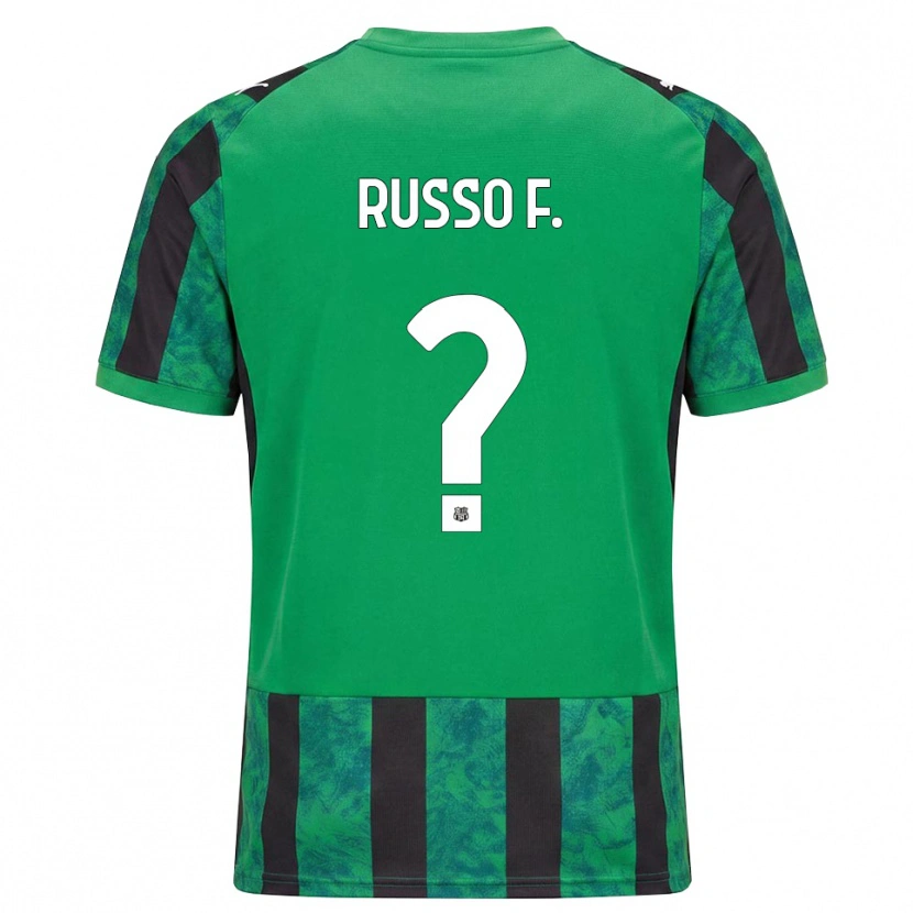 Danxen Dámské Flavio Russo #0 Zelená Černá Bílá Domů Hráčské Dresy 2026/27 Dres