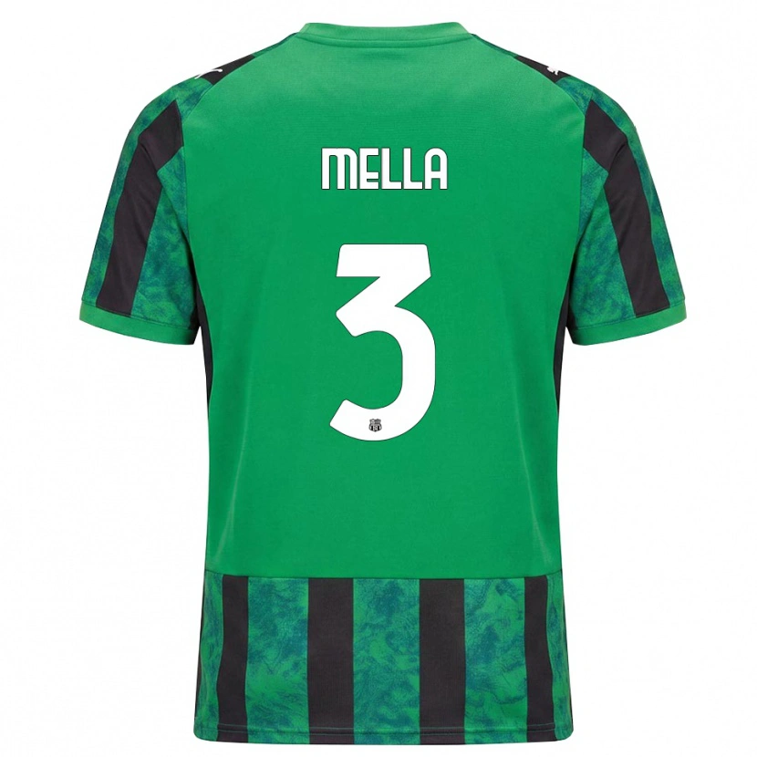 Danxen Dámské Sara Mella #3 Zelená Černá Bílá Domů Hráčské Dresy 2026/27 Dres