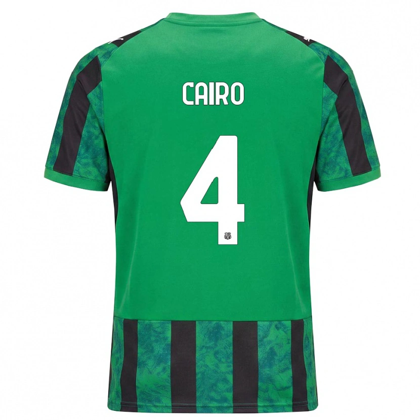 Danxen Dámské Nicolas Cairo #4 Zelená Černá Bílá Domů Hráčské Dresy 2026/27 Dres