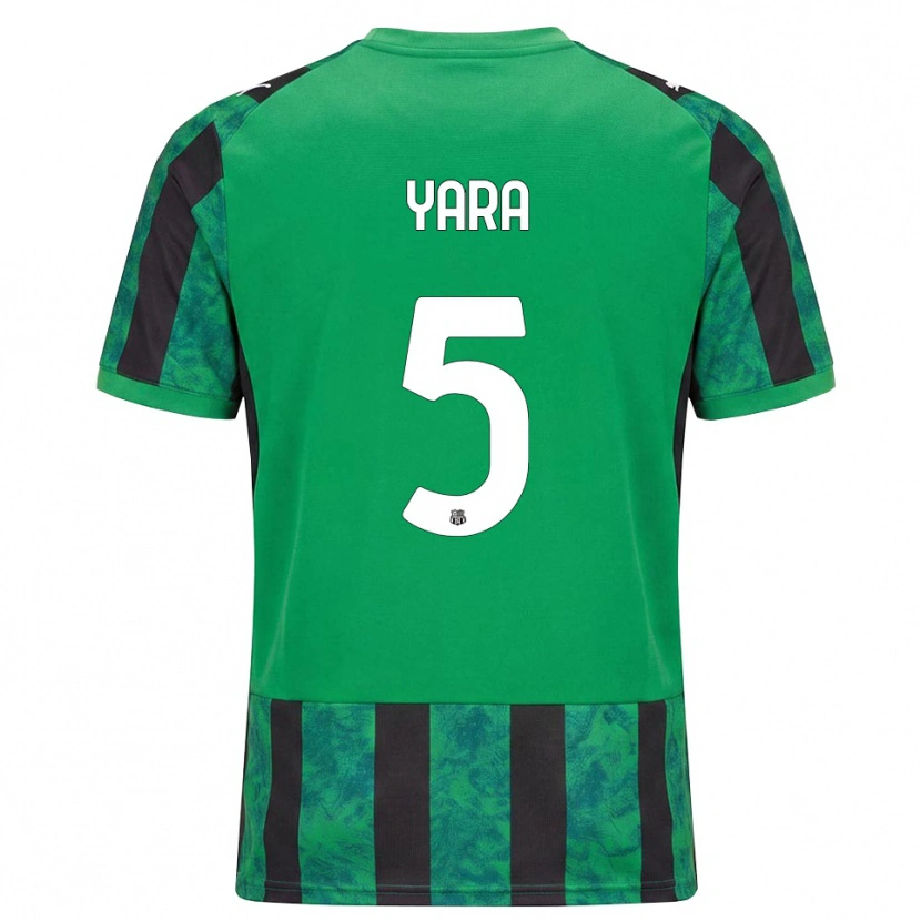Danxen Dámské Moussa Yara #5 Zelená Černá Bílá Domů Hráčské Dresy 2026/27 Dres