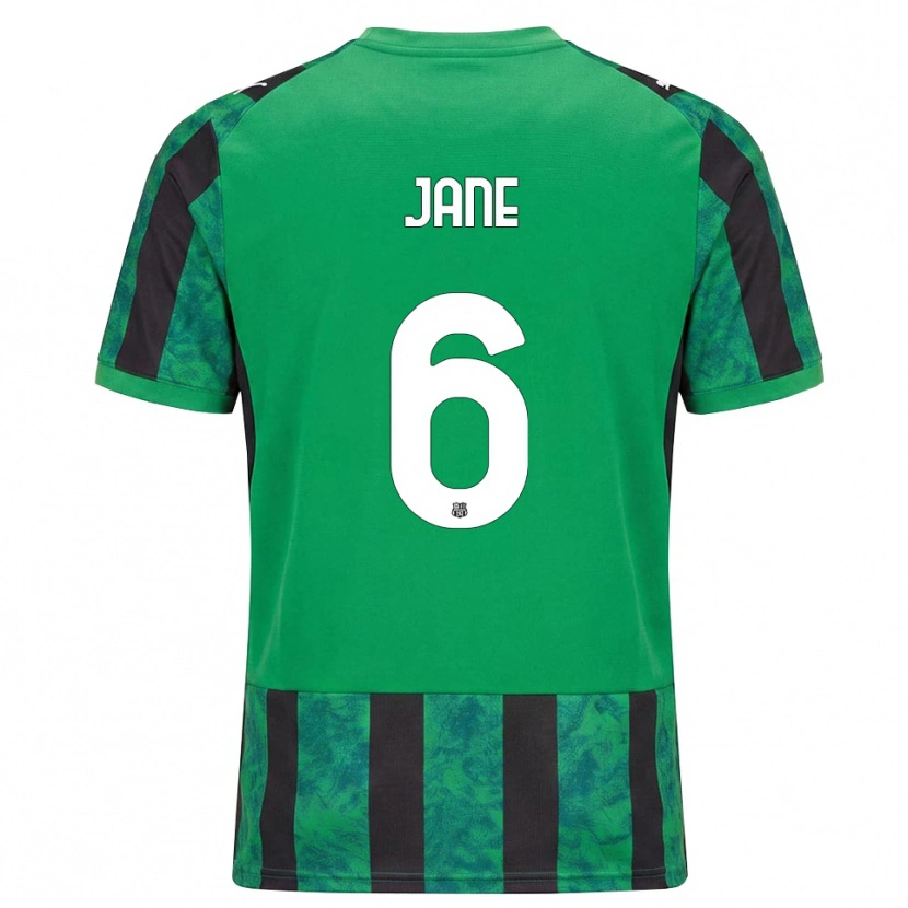 Danxen Dámské Refiloe Jane #6 Zelená Černá Bílá Domů Hráčské Dresy 2026/27 Dres