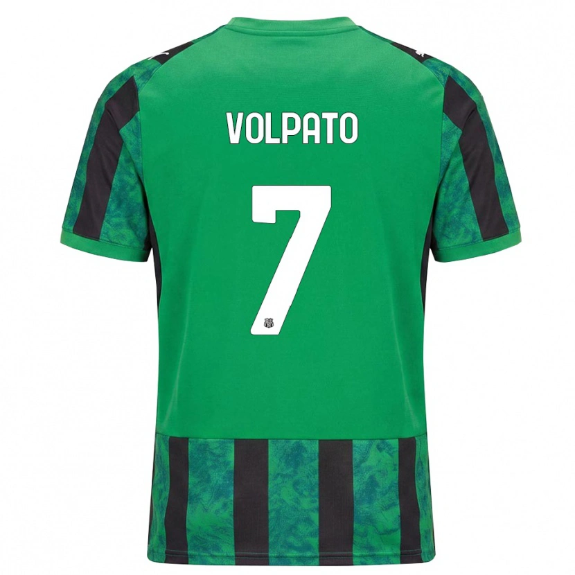 Danxen Dámské Cristian Volpato #7 Zelená Černá Bílá Domů Hráčské Dresy 2026/27 Dres