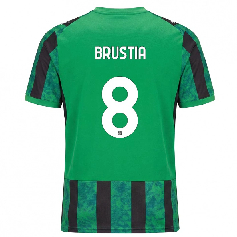 Danxen Dámské Martina Brustia #8 Zelená Černá Bílá Domů Hráčské Dresy 2026/27 Dres