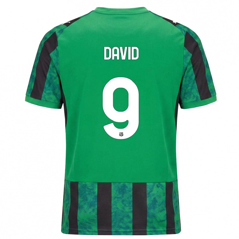 Danxen Dámské Mario David #9 Zelená Černá Bílá Domů Hráčské Dresy 2026/27 Dres
