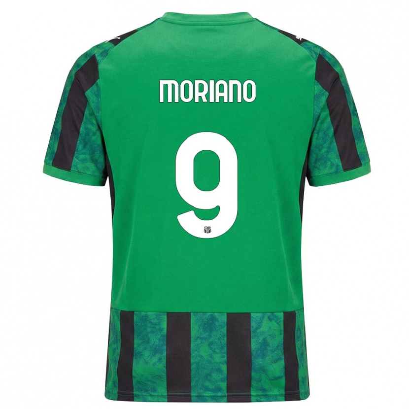 Danxen Dámské Andrea Moriano #9 Zelená Černá Bílá Domů Hráčské Dresy 2026/27 Dres