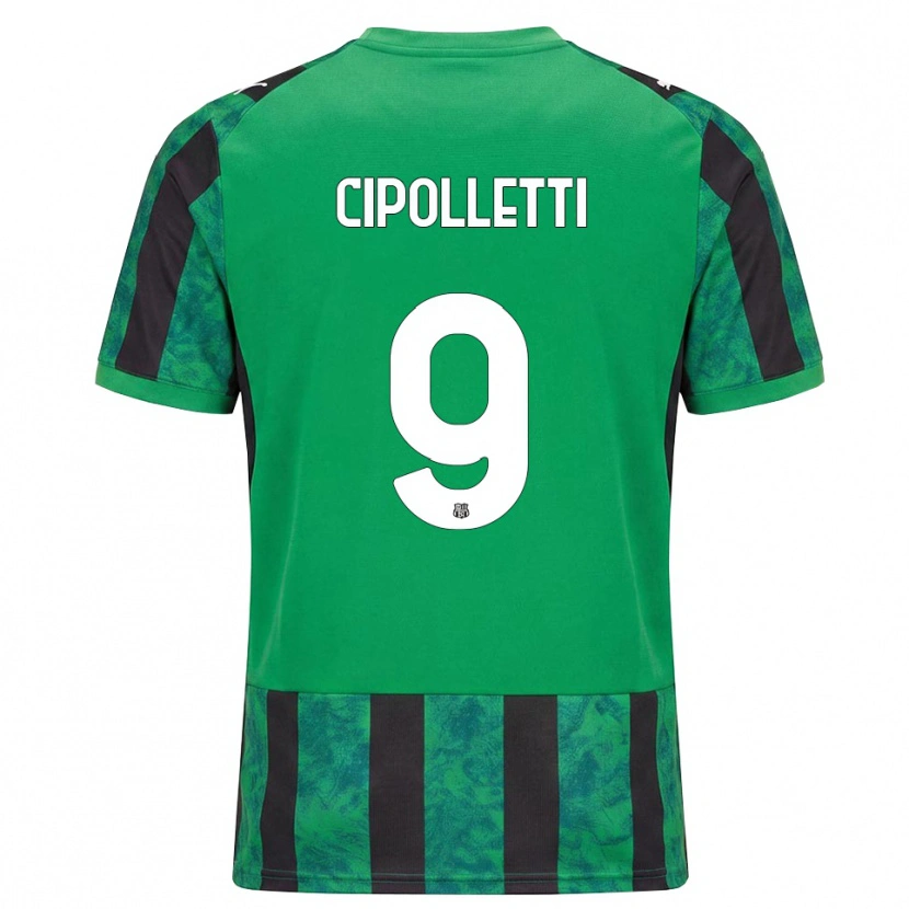 Danxen Dámské Matteo Cipolletti #9 Zelená Černá Bílá Domů Hráčské Dresy 2026/27 Dres