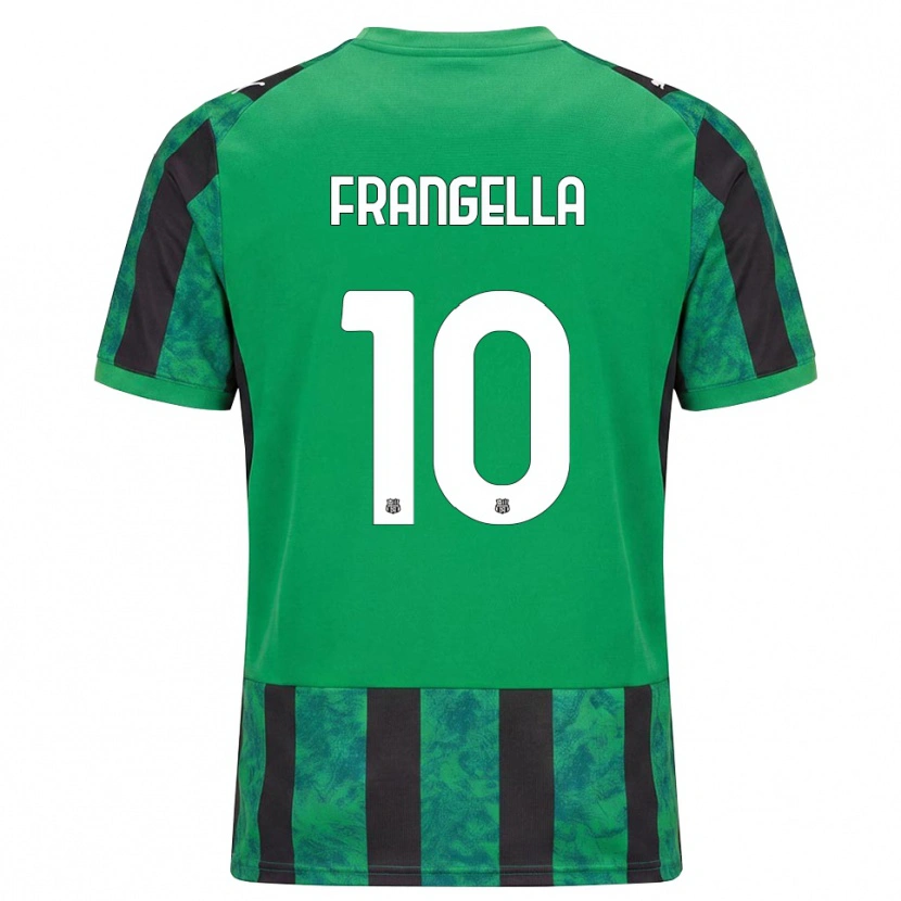 Danxen Dámské Christian Frangella #10 Zelená Černá Bílá Domů Hráčské Dresy 2026/27 Dres