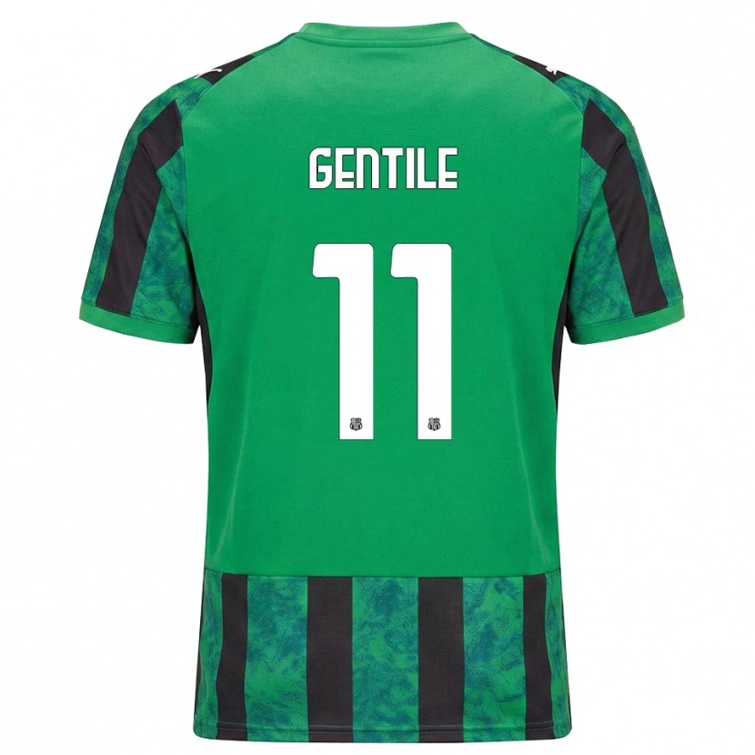 Danxen Dámské Raffaele Gentile #11 Zelená Černá Bílá Domů Hráčské Dresy 2026/27 Dres