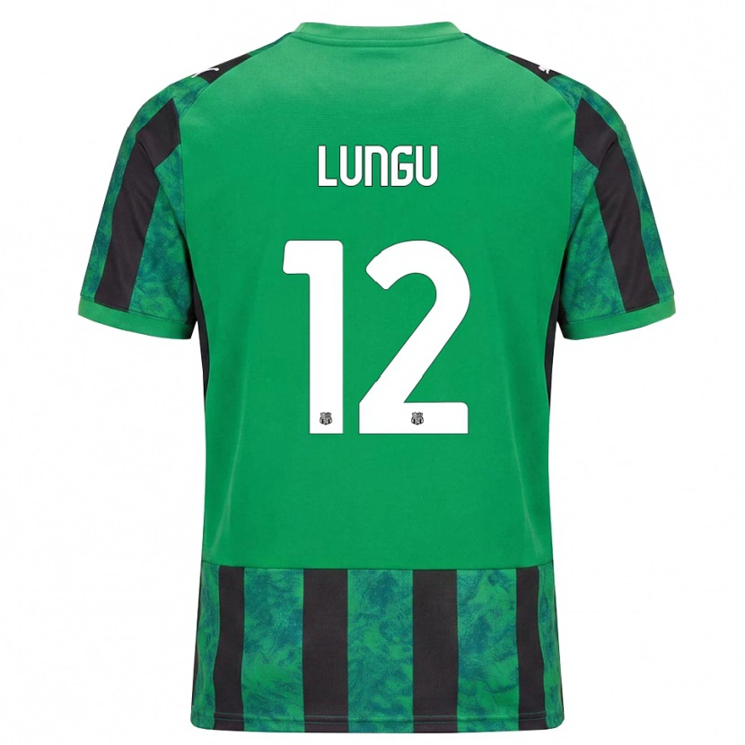 Danxen Dámské Luca Lungu #12 Zelená Černá Bílá Domů Hráčské Dresy 2026/27 Dres