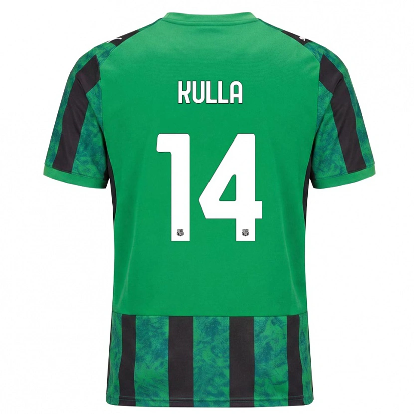 Danxen Dámské Gabriel Kulla #14 Zelená Černá Bílá Domů Hráčské Dresy 2026/27 Dres