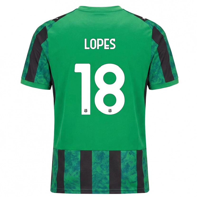 Danxen Dámské Emerick Lopes #18 Zelená Černá Bílá Domů Hráčské Dresy 2026/27 Dres