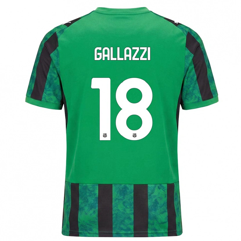 Danxen Dámské Valentina Gallazzi #18 Zelená Černá Bílá Domů Hráčské Dresy 2026/27 Dres