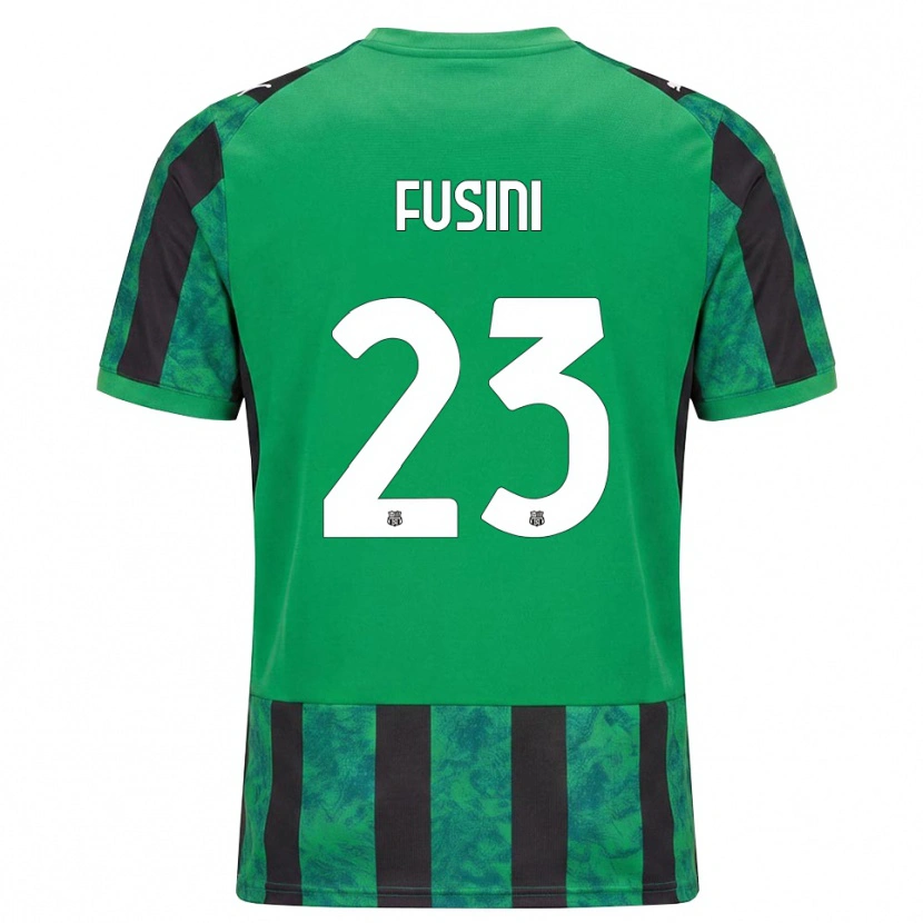 Danxen Dámské Martina Fusini #23 Zelená Černá Bílá Domů Hráčské Dresy 2026/27 Dres