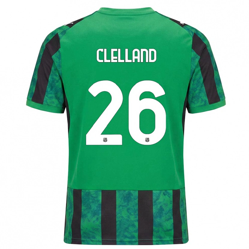 Danxen Dámské Lana Clelland #26 Zelená Černá Bílá Domů Hráčské Dresy 2026/27 Dres