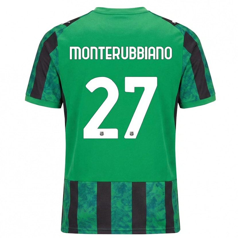 Danxen Dámské Valeria Monterubbiano #27 Zelená Černá Bílá Domů Hráčské Dresy 2026/27 Dres