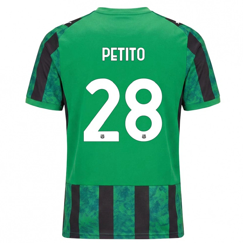 Danxen Dámské Christian Petito #28 Zelená Černá Bílá Domů Hráčské Dresy 2026/27 Dres