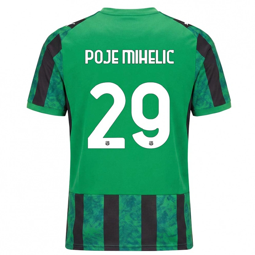 Danxen Dámské Naja Poje Mihelič #29 Zelená Černá Bílá Domů Hráčské Dresy 2026/27 Dres