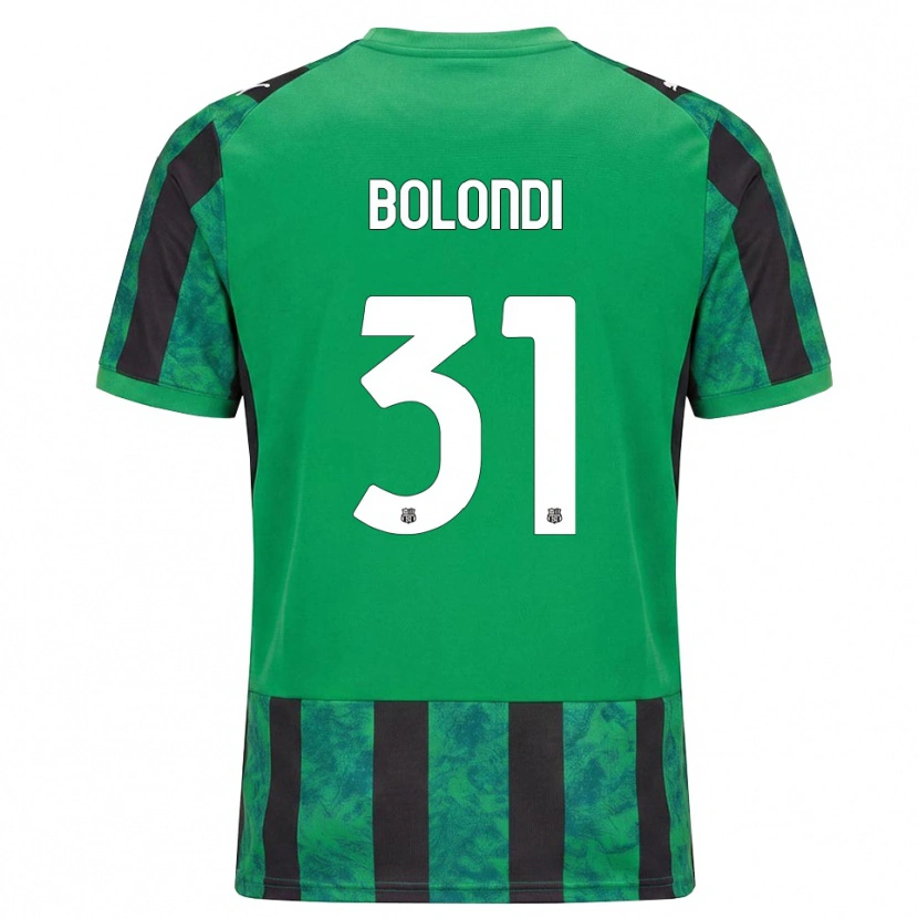 Danxen Dámské Francesco Bolondi #31 Zelená Černá Bílá Domů Hráčské Dresy 2026/27 Dres