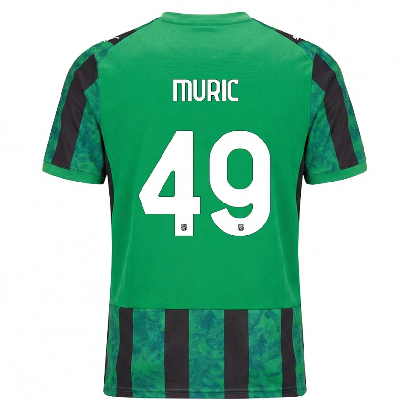 Danxen Dámské Arijanet Murić #49 Zelená Černá Bílá Domů Hráčské Dresy 2026/27 Dres