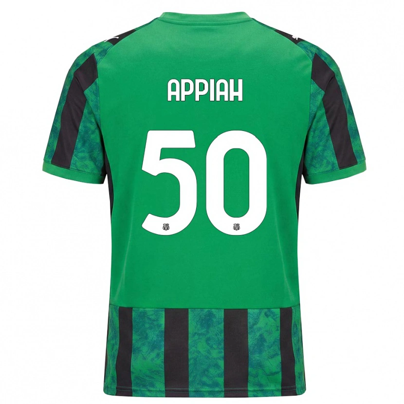 Danxen Dámské Lorenzo Appiah #50 Zelená Černá Bílá Domů Hráčské Dresy 2026/27 Dres