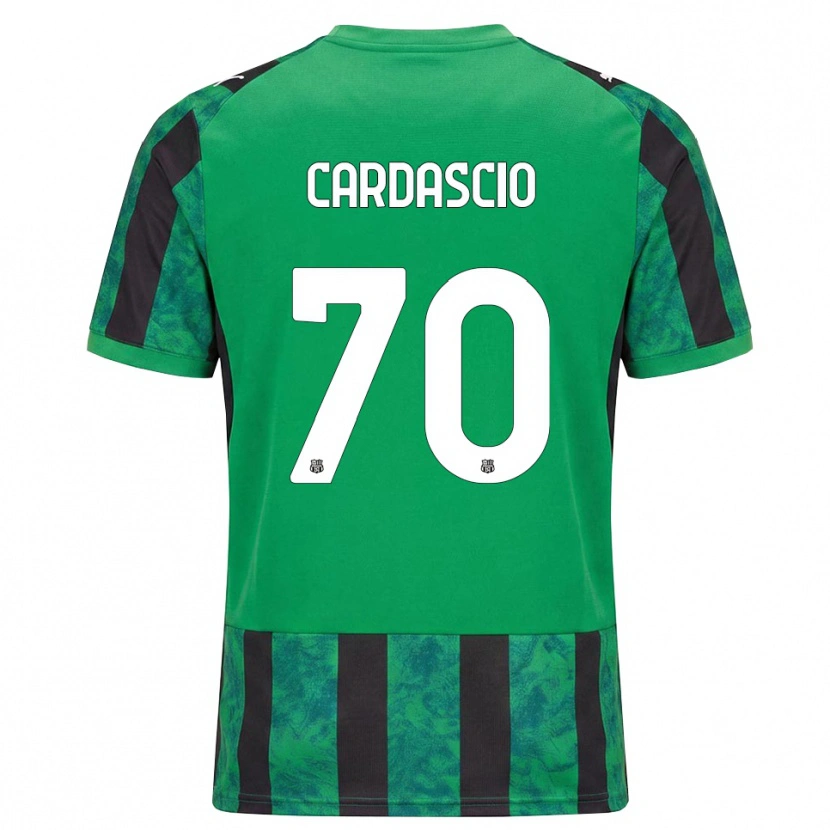 Danxen Dámské Alessandro Cardascio #70 Zelená Černá Bílá Domů Hráčské Dresy 2026/27 Dres
