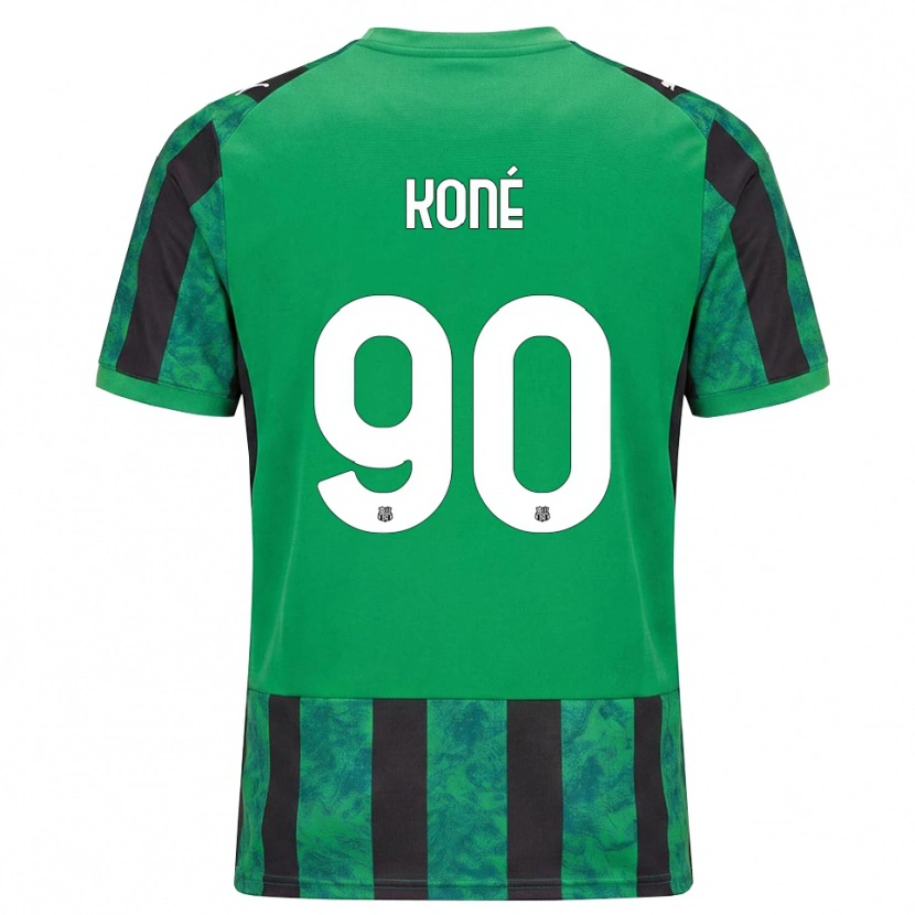 Danxen Dámské Ismaël Koné #90 Zelená Černá Bílá Domů Hráčské Dresy 2026/27 Dres