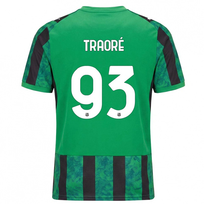 Danxen Dámské Kadidia Traoré #93 Zelená Černá Bílá Domů Hráčské Dresy 2026/27 Dres
