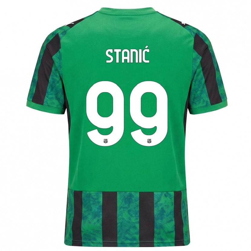 Danxen Dámské Paulina Stanić #99 Zelená Černá Bílá Domů Hráčské Dresy 2026/27 Dres