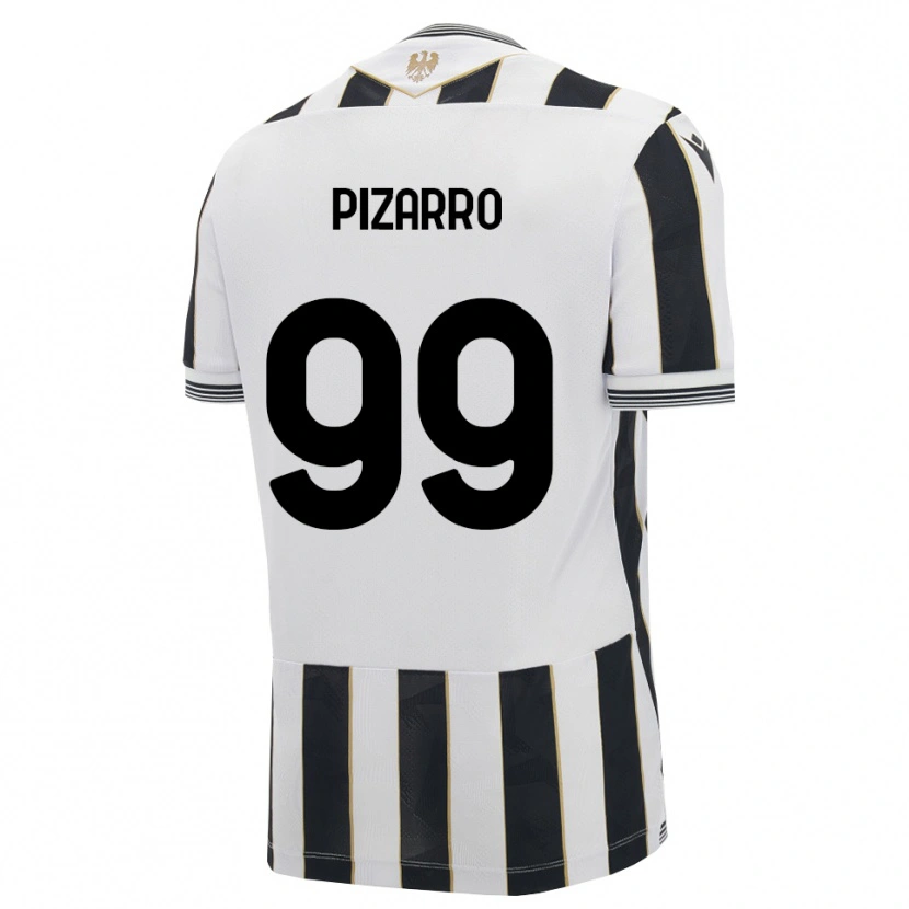 Danxen Dámské Damián Pizarro #99 Černá Bílá Růžová Domů Hráčské Dresy 2026/27 Dres