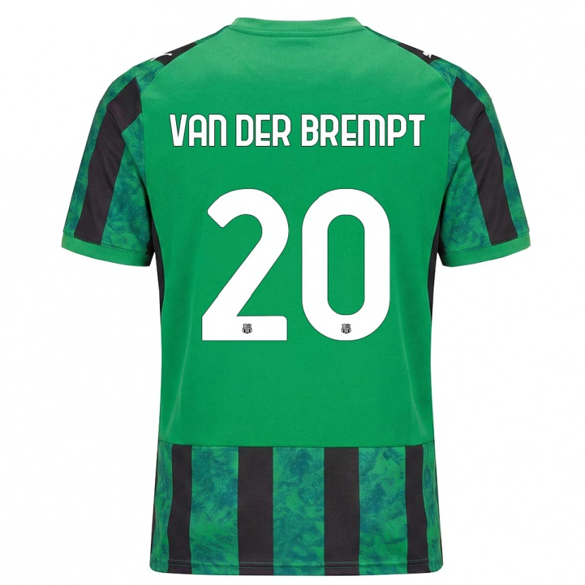 Danxen Dámské Ignace Van Der Brempt #20 Zelená Černá Bílá Domů Hráčské Dresy 2026/27 Dres