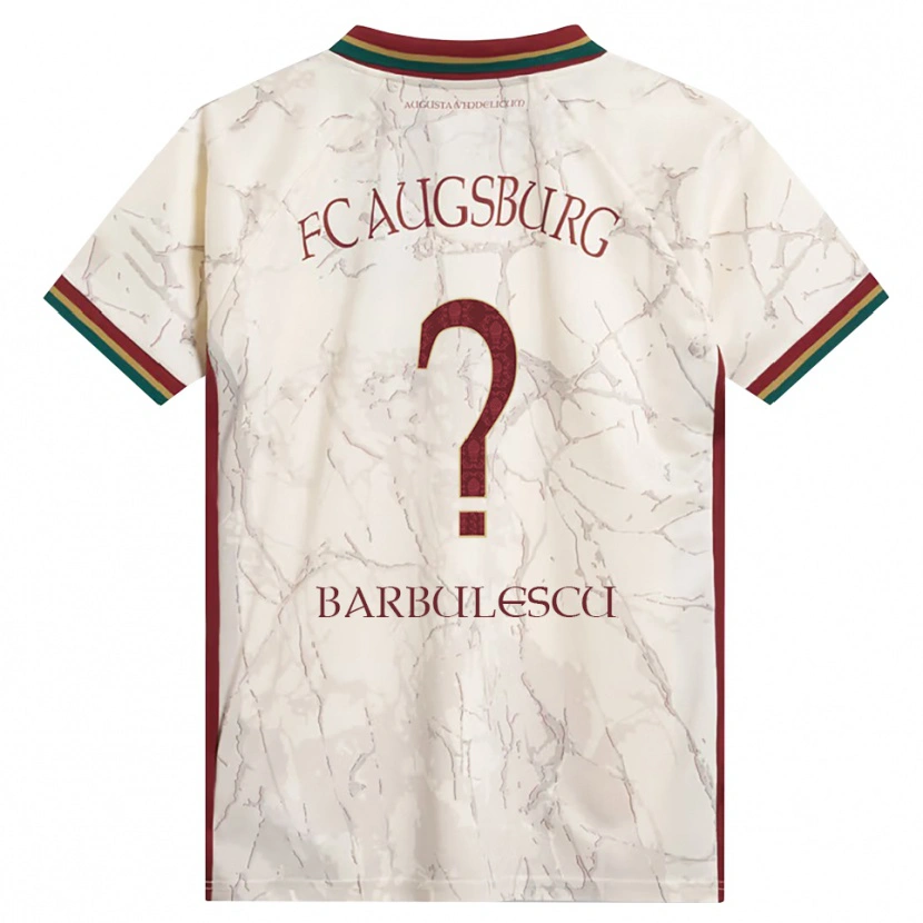Danxen Dámské Luca Bărbulescu #0 Zelená Rýžová Bílá Tmavě Červená Domů Hráčské Dresy 2026/27 Dres