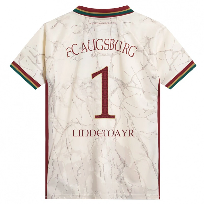 Danxen Dámské Lisa Lindemayr #1 Zelená Rýžová Bílá Tmavě Červená Domů Hráčské Dresy 2026/27 Dres