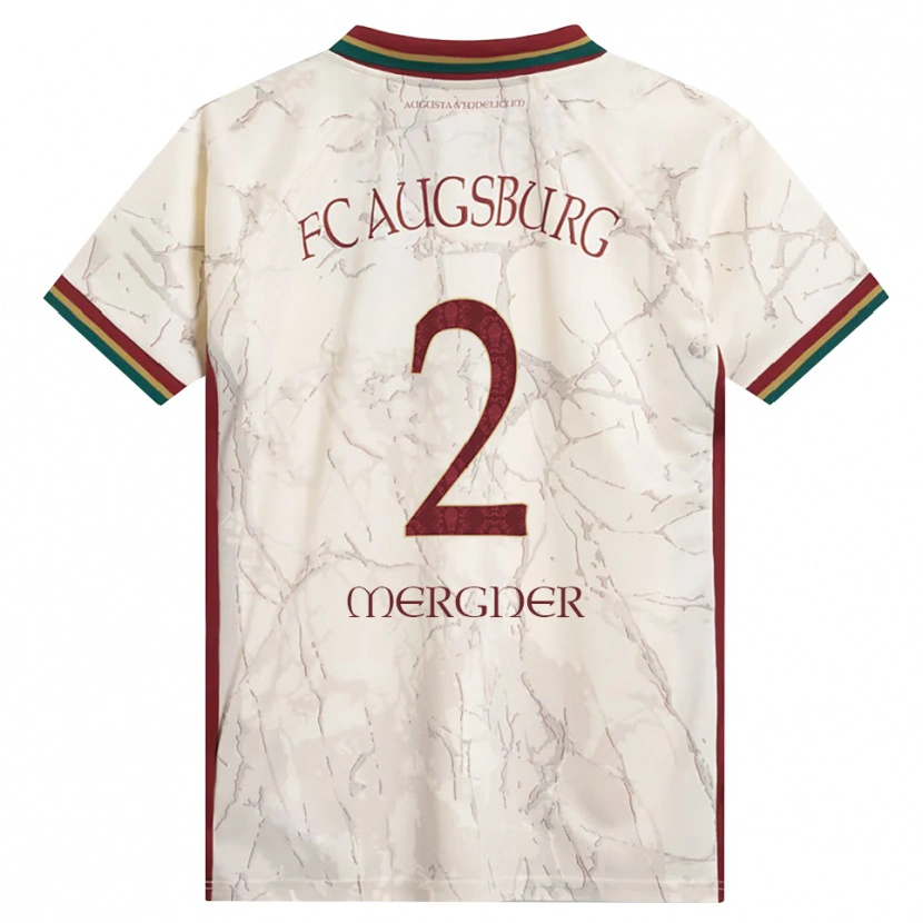 Danxen Dámské Sandra Mergner #2 Zelená Rýžová Bílá Tmavě Červená Domů Hráčské Dresy 2026/27 Dres