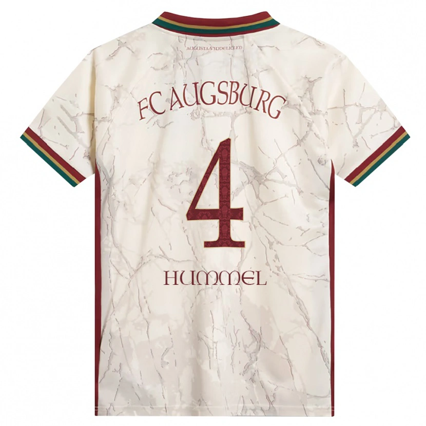 Danxen Dámské Niklas Hummel #4 Zelená Rýžová Bílá Tmavě Červená Domů Hráčské Dresy 2026/27 Dres